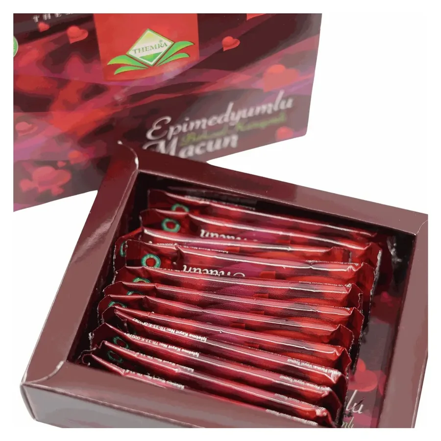Doos met twaalf sachets Epimedium Macun